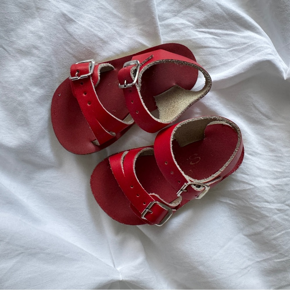 Salt Water Red Toddler Sandals